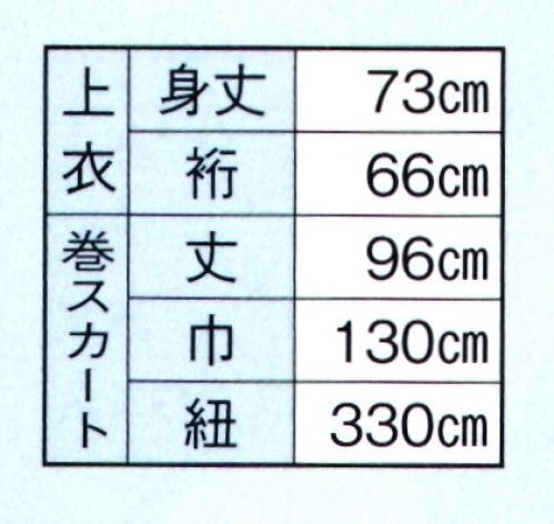 日本の歳時記 7904 水屋着 茶印  サイズ／スペック